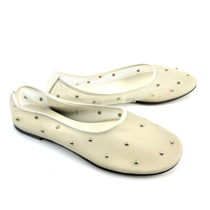 DEAR FRANCES BALLA STUDS  CREMA - Image 2