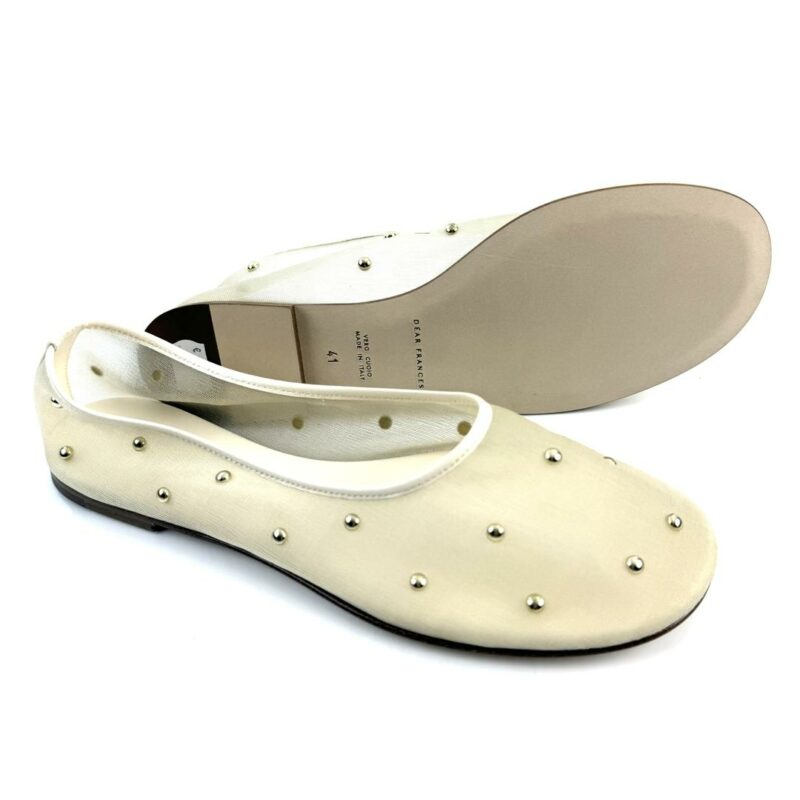 DEAR FRANCES BALLA STUDS  CREMA - Image 3