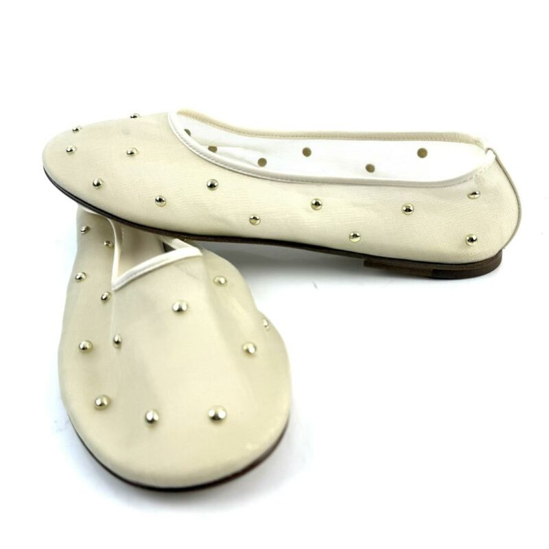 DEAR FRANCES BALLA STUDS  CREMA - Image 6