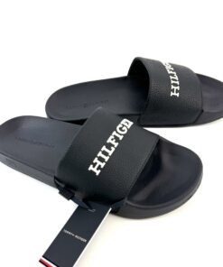 Alternative view of TOMMY HILFIGER EMBOSSED POOL SLIDE