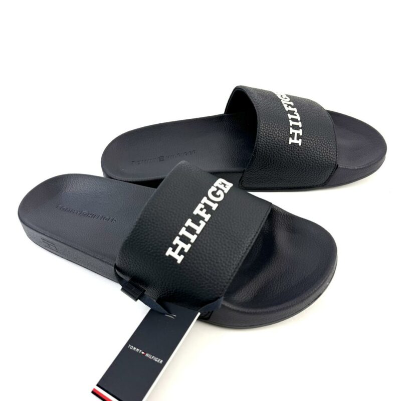 TOMMY HILFIGER EMBOSSED POOL SLIDE - Image 2