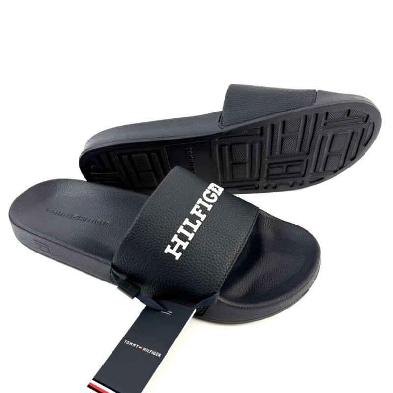 TOMMY HILFIGER EMBOSSED POOL SLIDE - Image 3