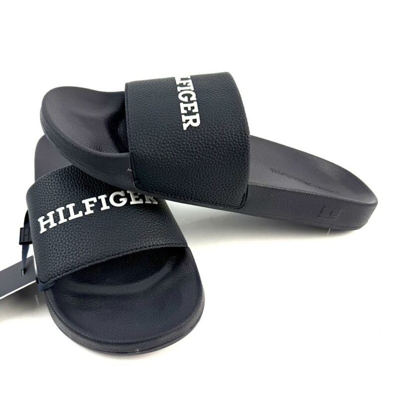 TOMMY HILFIGER EMBOSSED POOL SLIDE - Image 5
