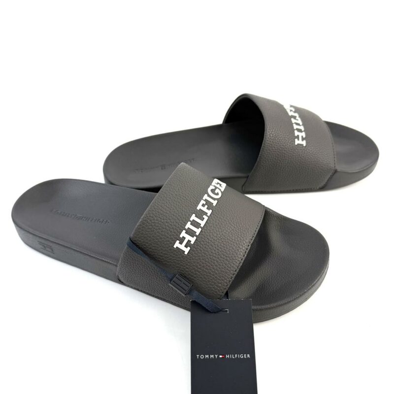 TOMMY HILFIGER EMBOSSED POOL SLIDE - Image 2