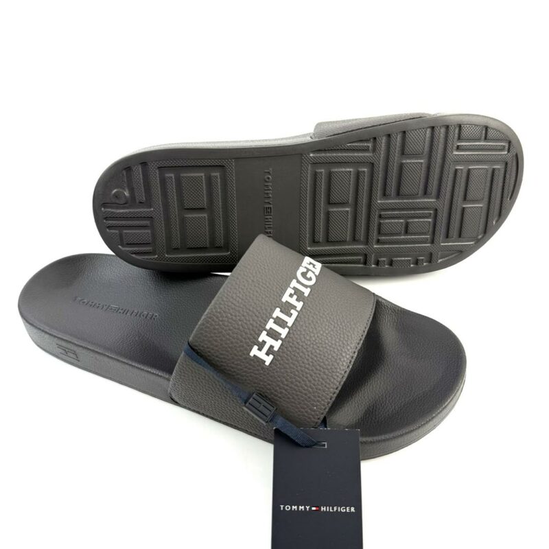 TOMMY HILFIGER EMBOSSED POOL SLIDE - Image 3