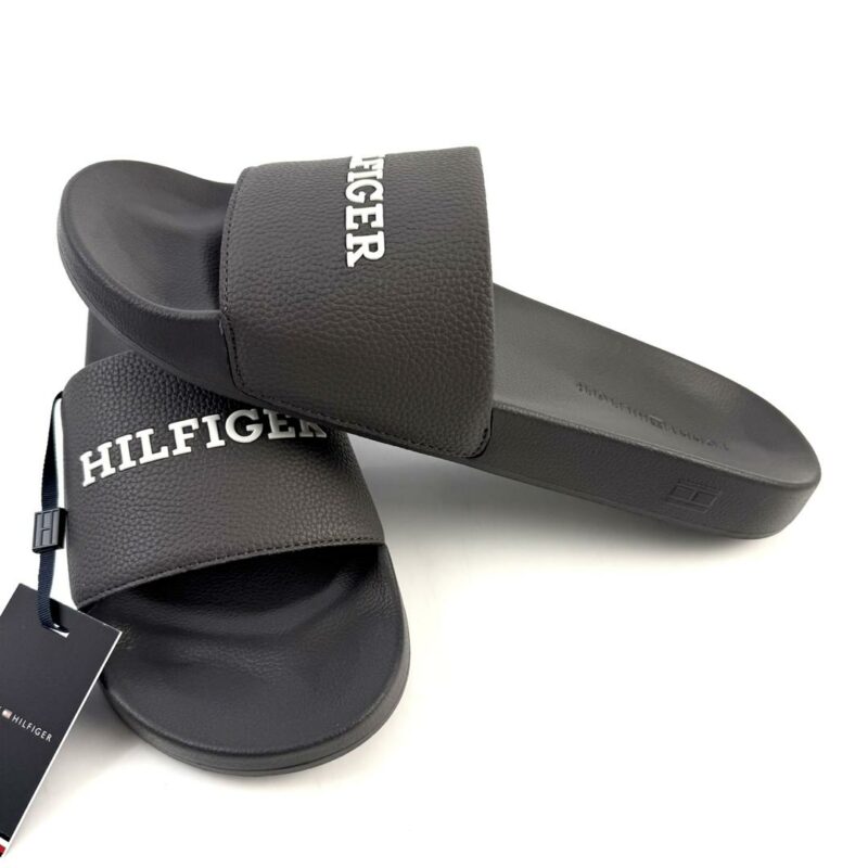 TOMMY HILFIGER EMBOSSED POOL SLIDE - Image 4