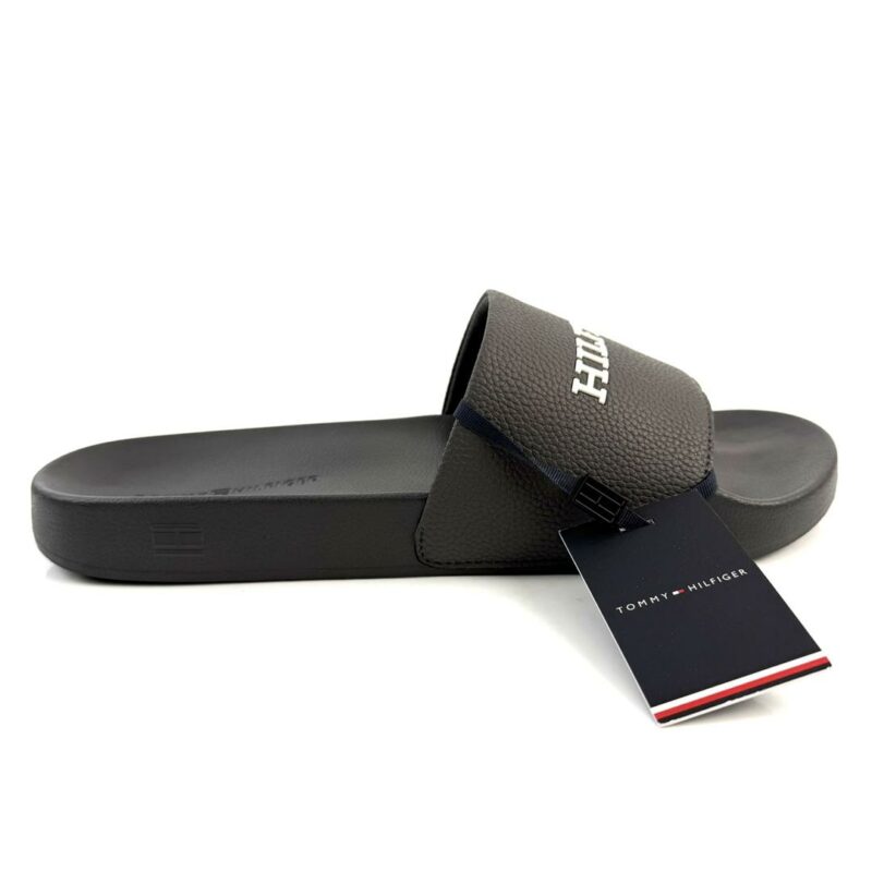 TOMMY HILFIGER EMBOSSED POOL SLIDE - Image 5