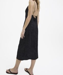 Alternative view of JJXX JXMIKA BRODERIE STRAP MIDI DRESS