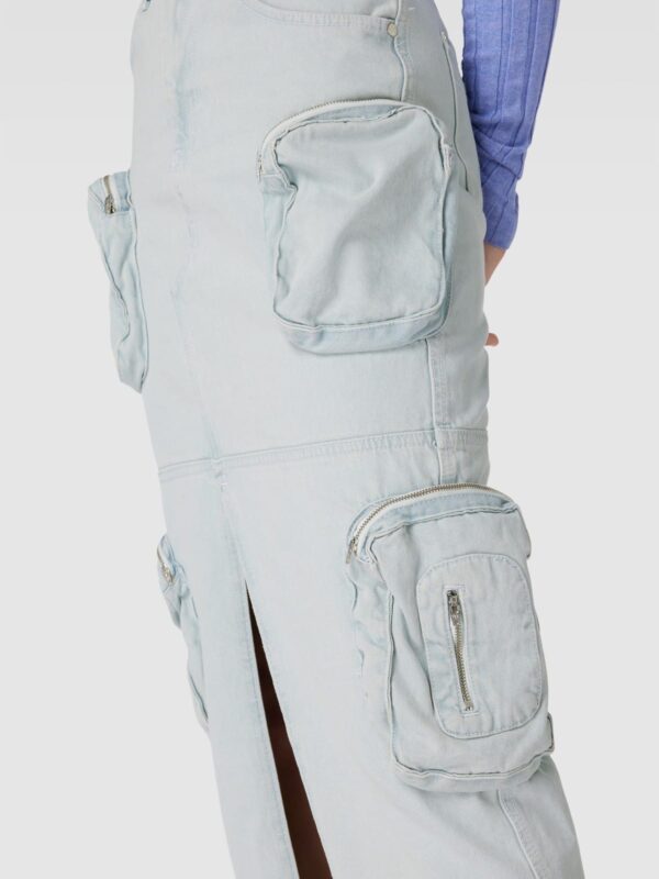 RAGGED STONEWASH COMBAT SKIRT - Image 3