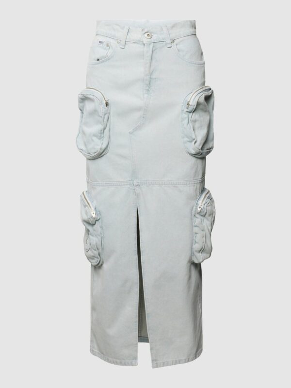 RAGGED STONEWASH COMBAT SKIRT - Image 5
