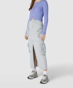 Alternative view of RAGGED STONEWASH COMBAT SKIRT