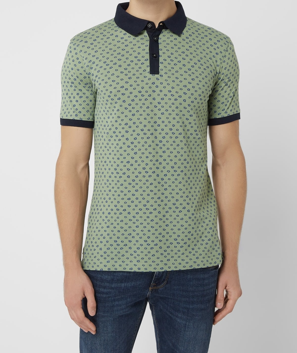 PRINCE BOWTIE POLOSHIRT zaļa S