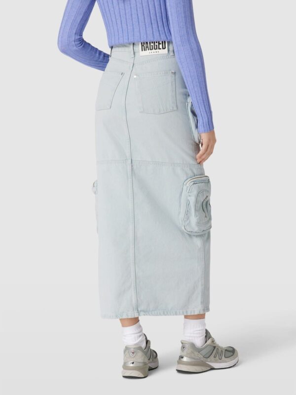 RAGGED STONEWASH COMBAT SKIRT - Image 4